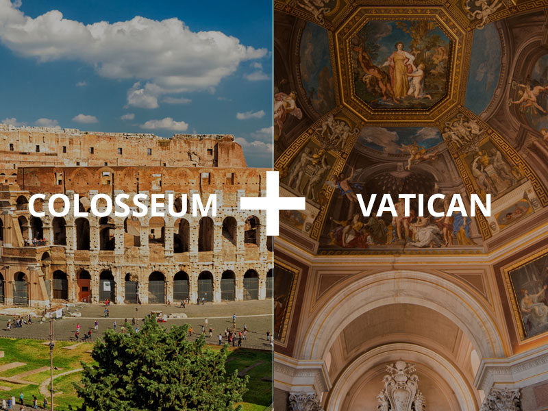 Colosseum and Vatican tour in Rome, Italy