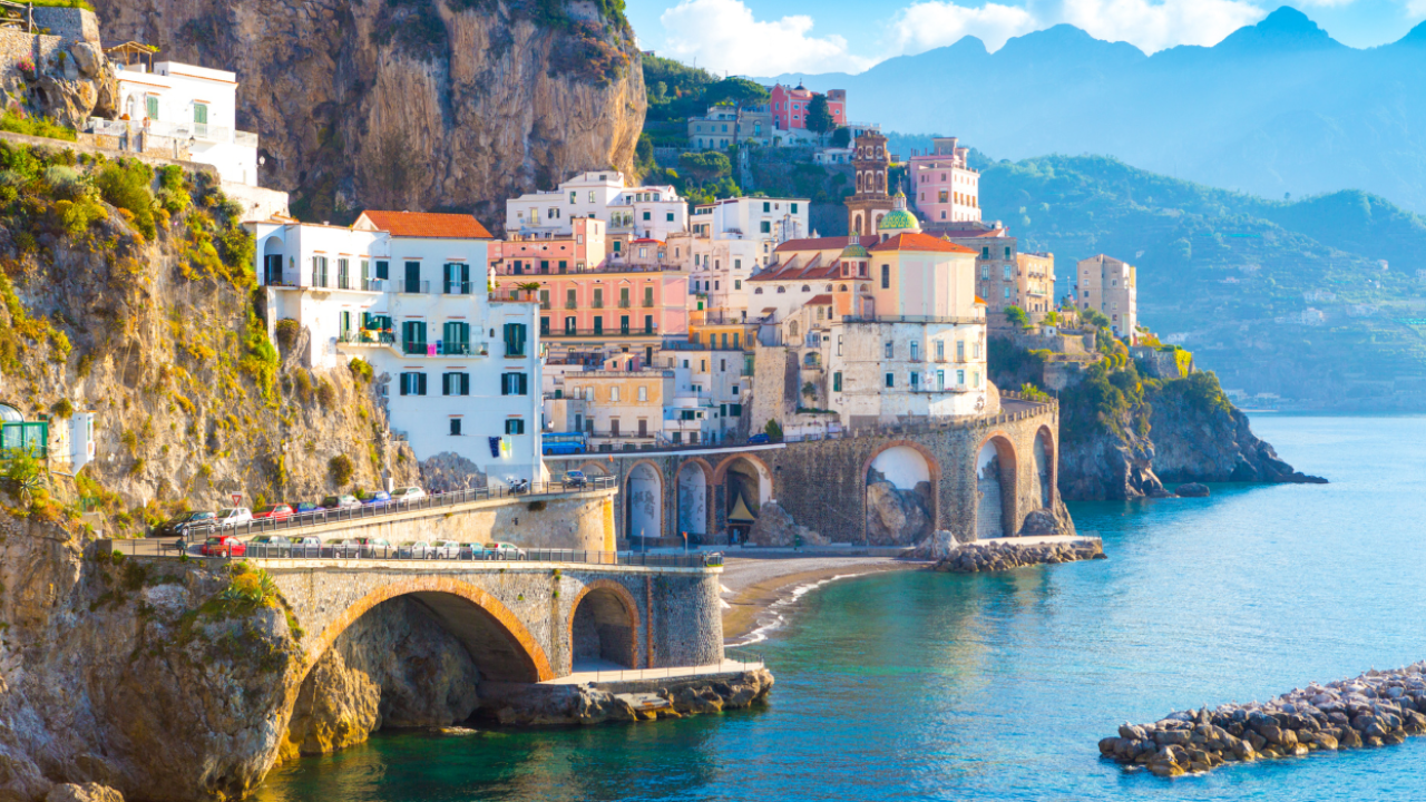 Amalfi coast by high-speed train