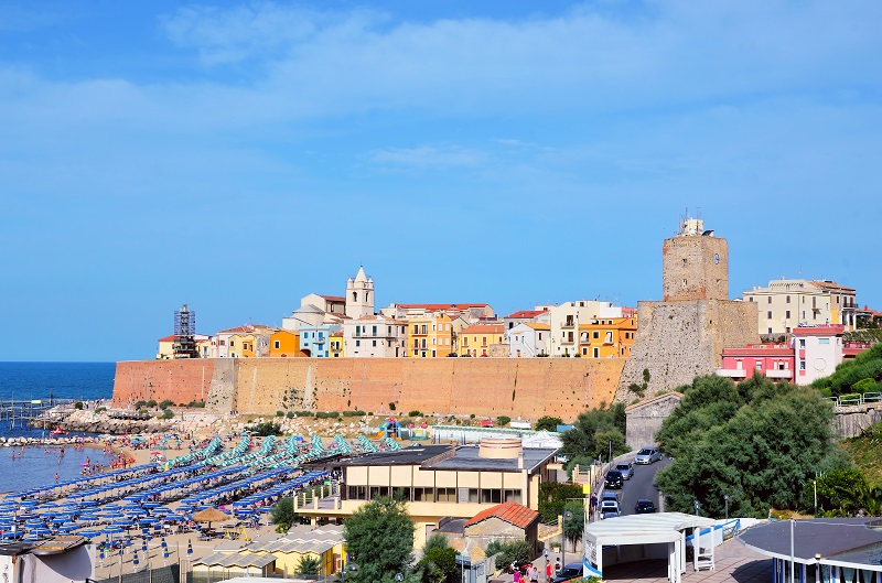 Panorama of Termoli, Molise, Italy