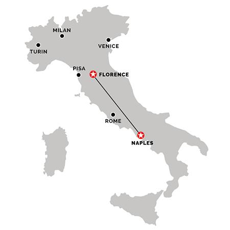 Train from Florence to Naples