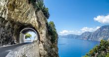 The road to Amalfi is just as scenic as Amalfi is. 