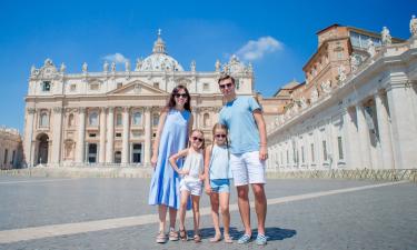 family tour of Vatican, Rome. 
